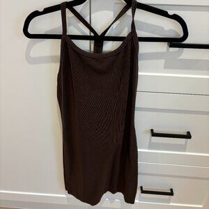 Aritzia TNA Brown Tennis Dress